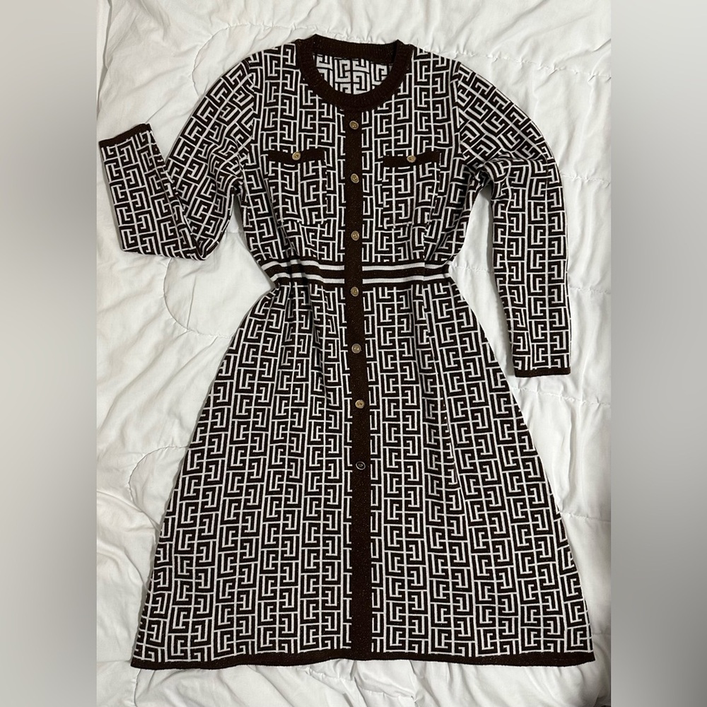 Chic Long Sleeve Dress